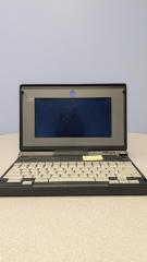 Front view of the laptop when opened