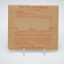 Consul the Educated Money w/ directions envelope